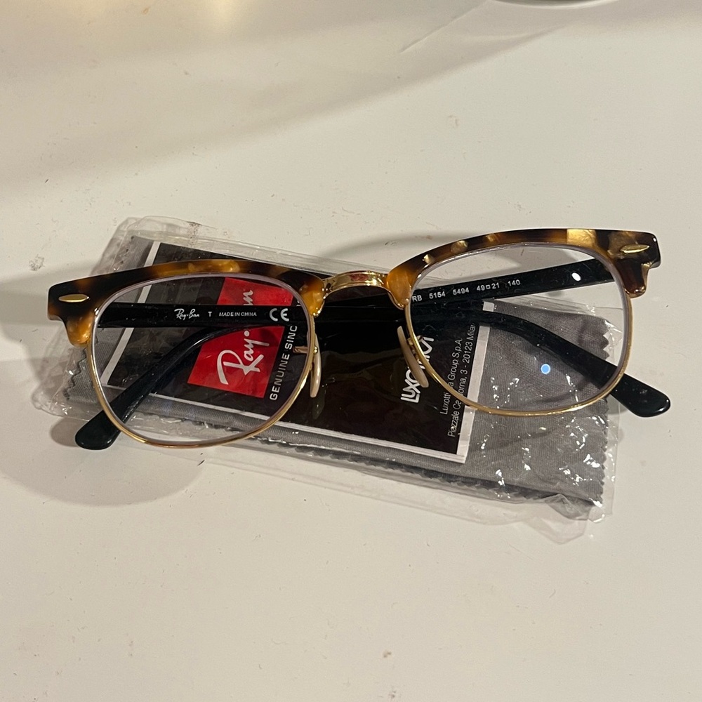 Ray-Ban Clubmasters Tortoise Shell Glasses